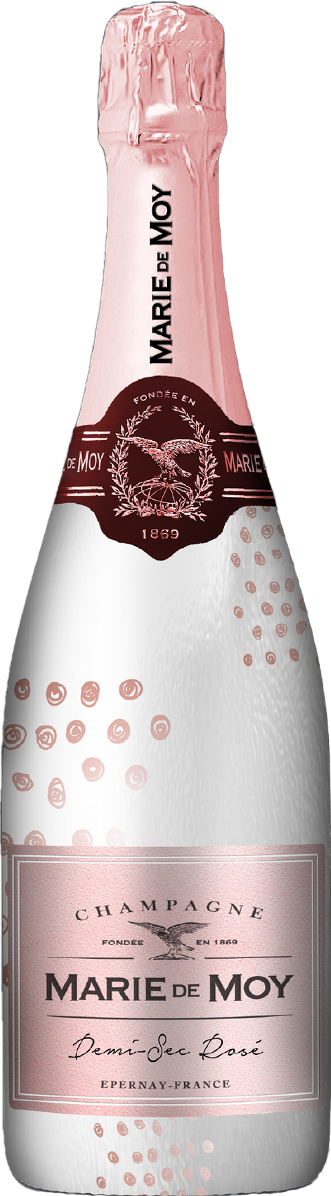 Marie De Moy Demi Sec Rose Champagne
