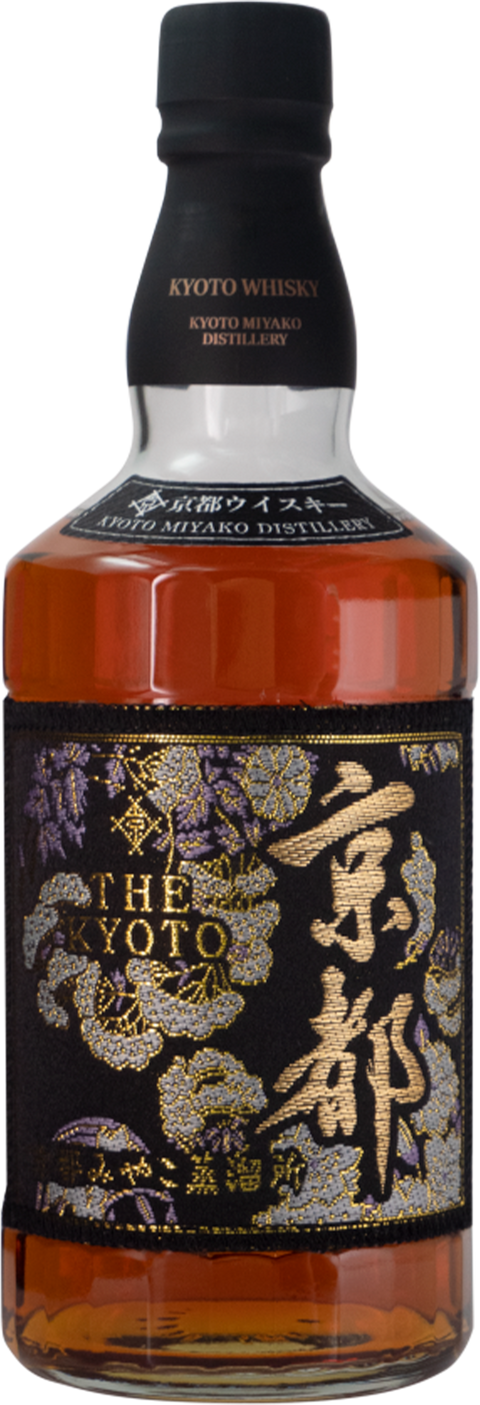 京都威士忌黑帶西陣織 700ml