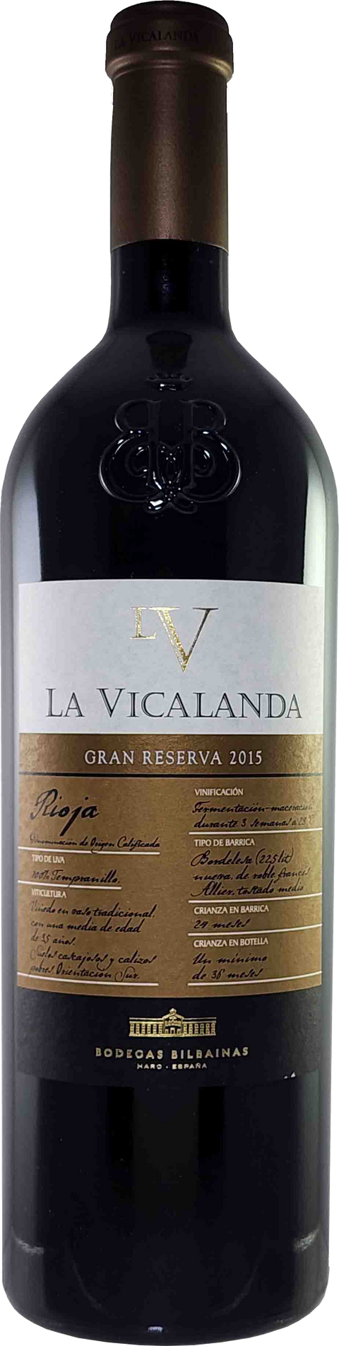 Bodegas Bilbainas La Vicalanda Gran Reserva 2016 Rioja 750ml